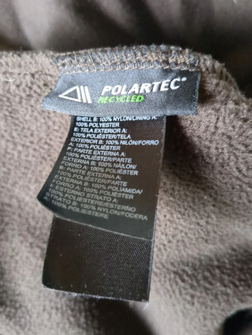 The North Face Men's Brown Two-Texture Hybrid Jacket Large